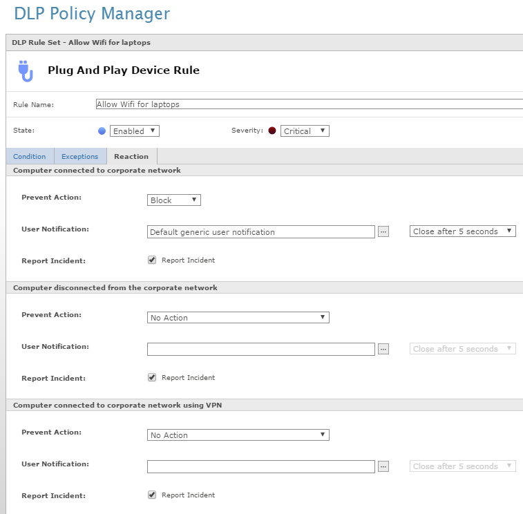 dlp endpoint console executable